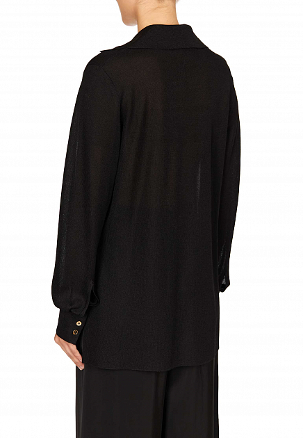 Блуза LUISA SPAGNOLI  - Вискоза - цвет черный