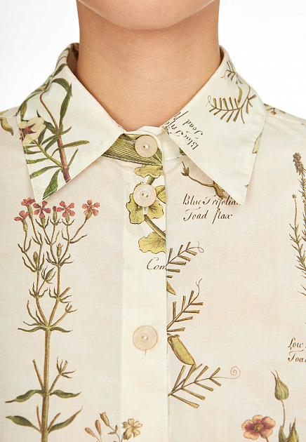Рубашка с флористическими мотивами  COLOMBO