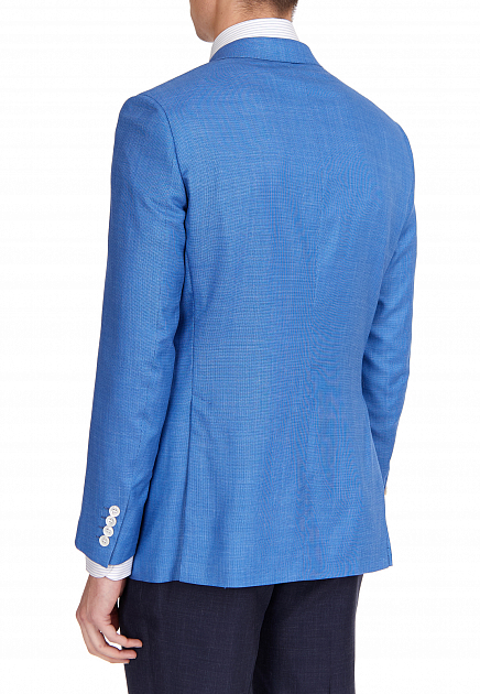 Пиджак BRIONI  - Шерсть, Шелк - цвет синий