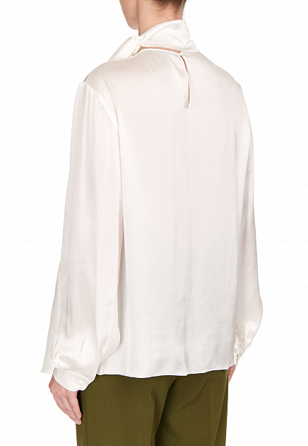 Блуза ALBERTA FERRETTI  - Ацетат, Шелк - цвет белый