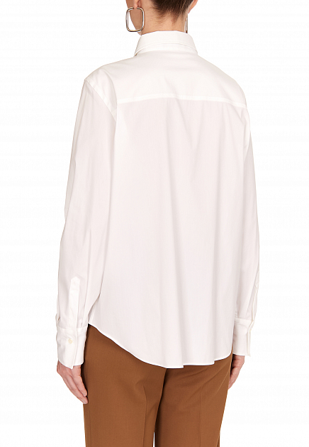 Рубашка BRUNELLO CUCINELLI  - Хлопок - цвет белый