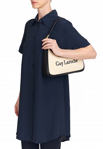 Жаккардовая сумка с логотипом  GUY LAROCHE