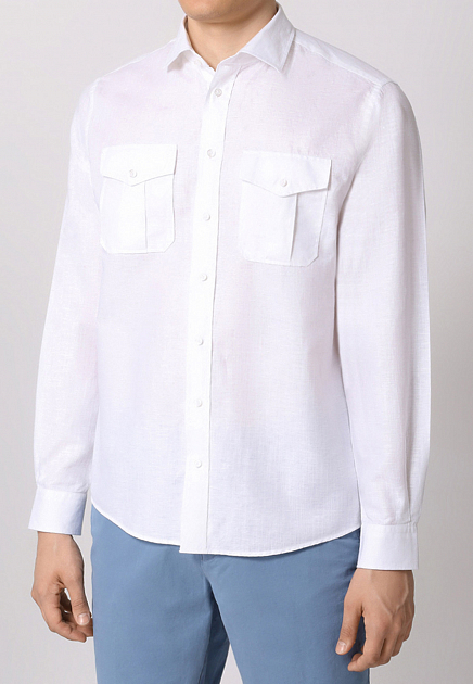 Рубашка BML Mauro Pockets, 300149 BML  39 размера - цвет белый