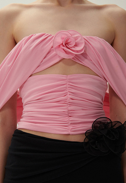 Блуза MAGDA BUTRYM  - Полиамид - цвет розовый