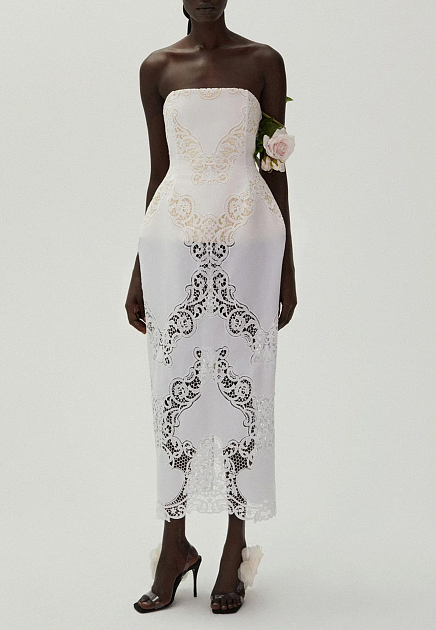 Платье MAGDA BUTRYM  - Хлопок - цвет белый