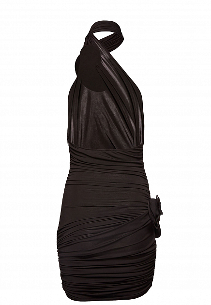 Платье мини с цветочными аппликациями MAGDA BUTRYM