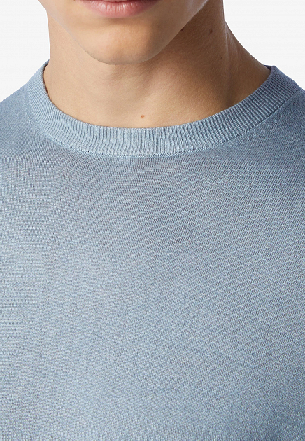 Пуловер CORNELIANI  - Кашемир, Шелк - цвет голубой