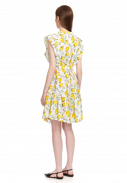 Платье POSITANO COUTURE BY BLITZ  - Лён - цвет желтый