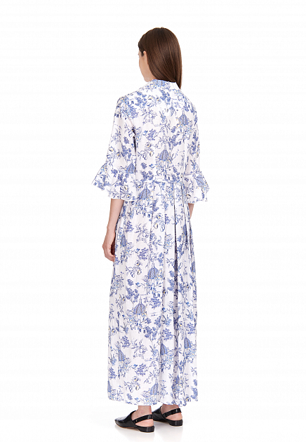 Платье POSITANO COUTURE BY BLITZ  - Лён - цвет синий