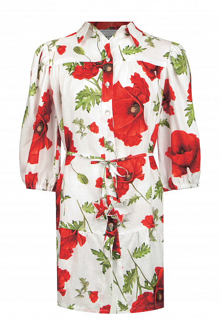 Льняное платье-рубашка POSITANO COUTURE BY BLITZ