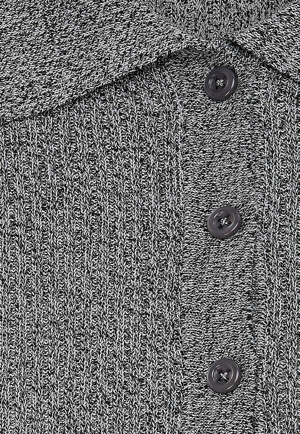 Вязаное поло TINT ROOTH  S размера - цвет серый