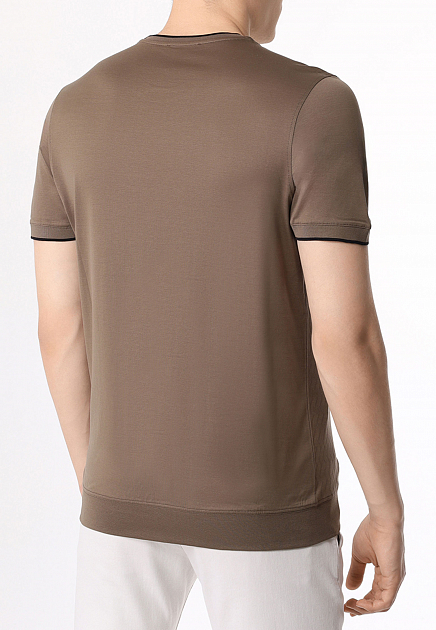 Трикотажная футболка EMILIANO ZAPATA  S размера - цвет коричневый