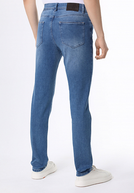 Прямые джинсы EMILIANO ZAPATA  30 размера - цвет синий