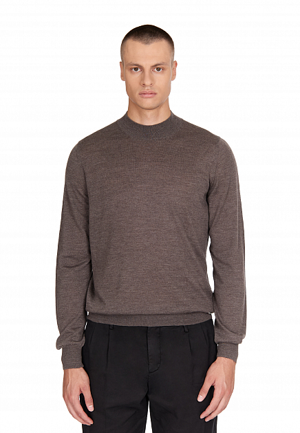 Пуловер MANDELLI  - Шерсть - цвет коричневый