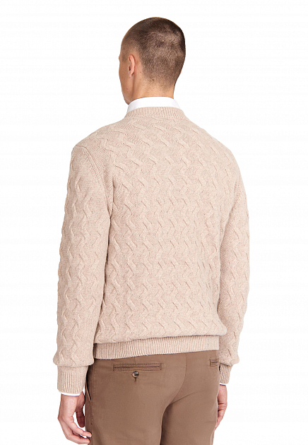 Пуловер SAND  - Вискоза, Шерсть - цвет бежевый