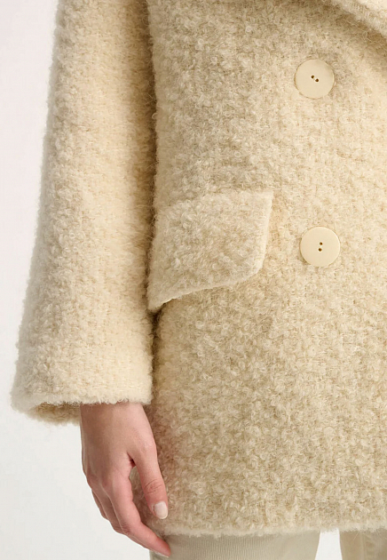 Пальто LUISA SPAGNOLI  M размера - цвет белый