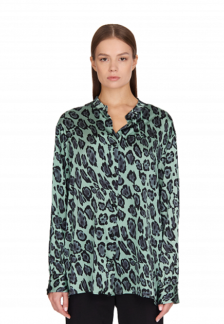 Блуза ELISA FANTI  50 размера - цвет зеленый