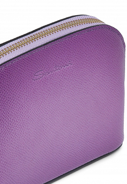 Клатч SANTONI  - Кожа - цвет фиолетовый
