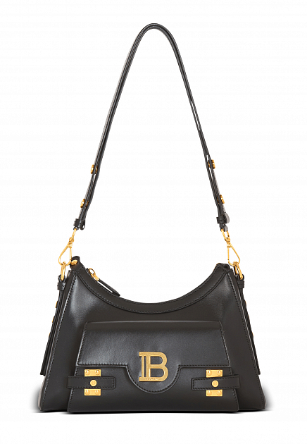 Сумка из гладкой кожи  BALMAIN