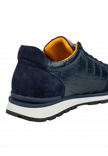 Кросовки Suede из кожи крокодила PELLE RICCO  - Крокодиловая кожа