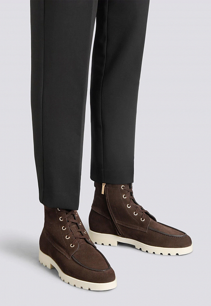 Замшевые ботинки  SANTONI