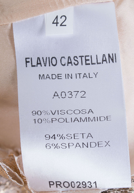 Платье FLAVIO CASTELLANI  - Вискоза - цвет желтый