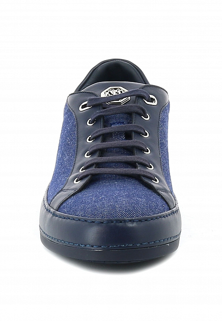 Комбинированные кроссовки STEFANO RICCI  - Деним - цвет синий