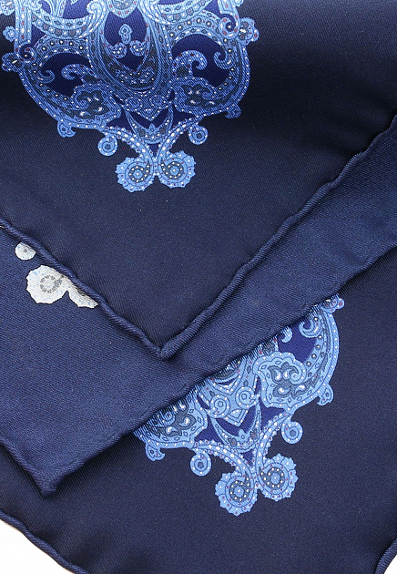 Шелковый платок STEFANO RICCI  - Шелк - цвет голубой