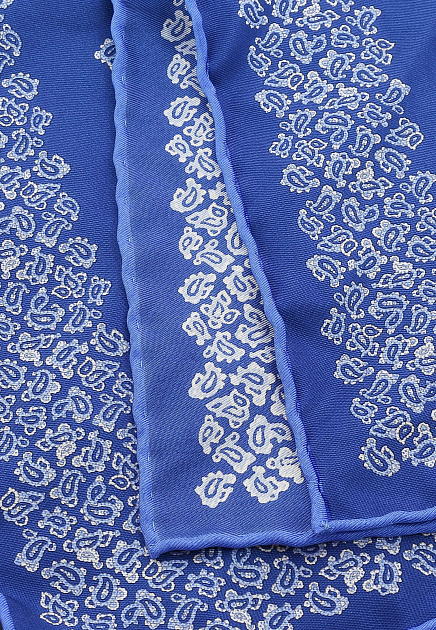 Шелковый платок STEFANO RICCI  - Шелк - цвет синий