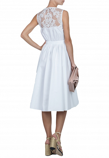 Платье No21  - Хлопок - цвет белый
