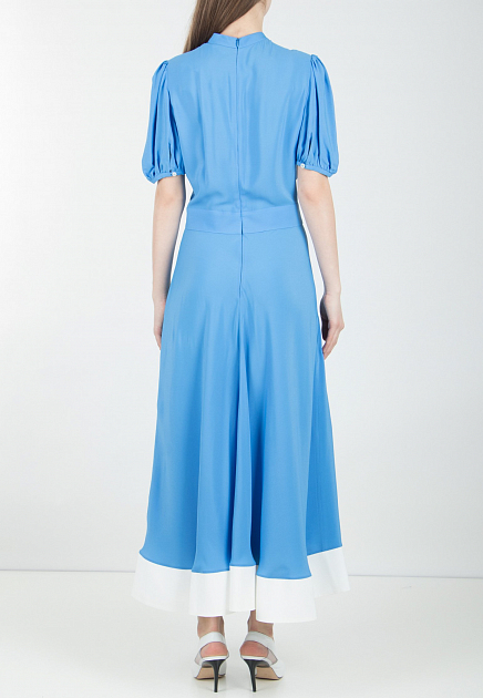 Платье No21  - Ацетат, Шелк - цвет голубой