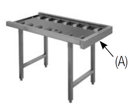 СТОЛ ПРЯМОЙ 1100 ММ APACH CHEF LINE L717066 A