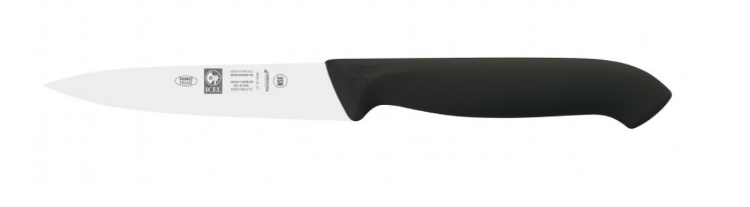 Нож для чистки овощей 10см, черный HORECA PRIME 28100.HR03000.100