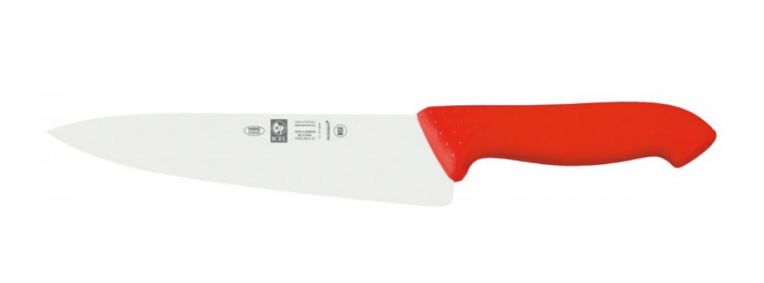 Нож поварской "Шеф" 20см узкое лезвие, красный HORECA PRIME 28400.HR27000.200