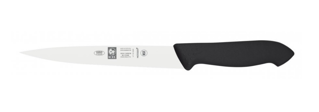 Нож филейный 18см для рыбы, черный HORECA PRIME 28100.HR08000.180