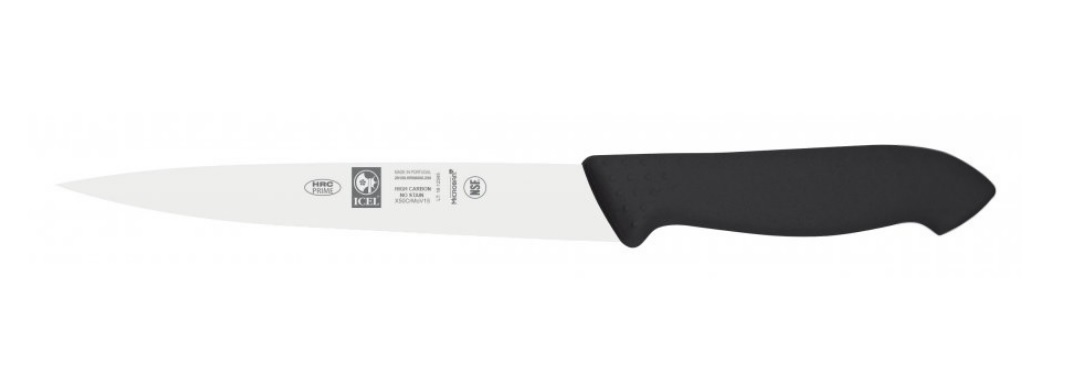 Нож филейный 20см для рыбы, черный HORECA PRIME 28100.HR08000.200
