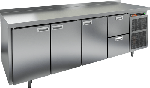 СТОЛ С МОРОЗИЛЬНЫМ ШКАФОМ HICOLD GN 1112/BT (R290)