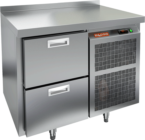 СТОЛ С МОРОЗИЛЬНЫМ ШКАФОМ HICOLD GN 2/BT (R290)