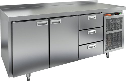 СТОЛ С МОРОЗИЛЬНЫМ ШКАФОМ HICOLD SN 113/BT (R290)