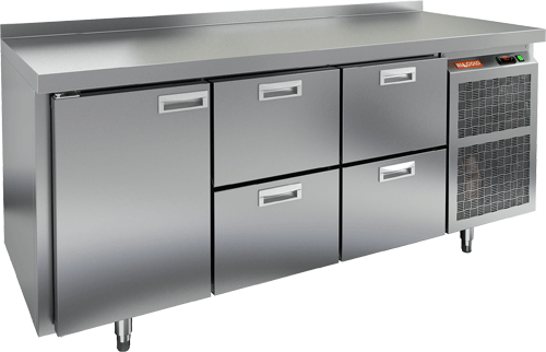 СТОЛ С МОРОЗИЛЬНЫМ ШКАФОМ HICOLD SN 122/BT (R290)