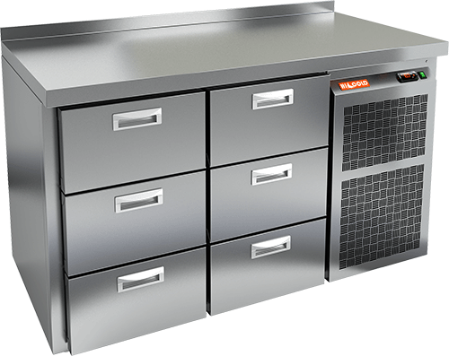 СТОЛ С МОРОЗИЛЬНЫМ ШКАФОМ HICOLD GN 33 BR2 BT (R290)