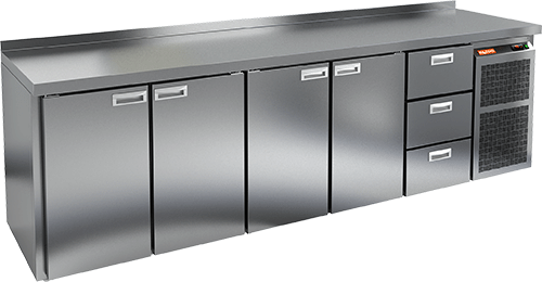 СТОЛ С ХОЛОДИЛЬНЫМ ШКАФОМ HICOLD GN 11113 BR2 TN (R290)