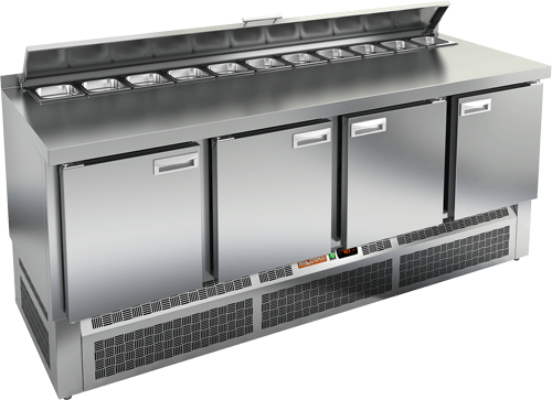 СТОЛ ДЛЯ САЛАТОВ HICOLD SLE2-1111GN (1/6) (R290)