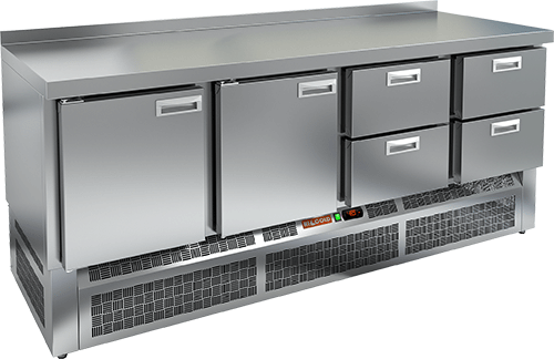 СТОЛ С ХОЛОДИЛЬНЫМ ШКАФОМ HICOLD GNE 1122/TN (R290)