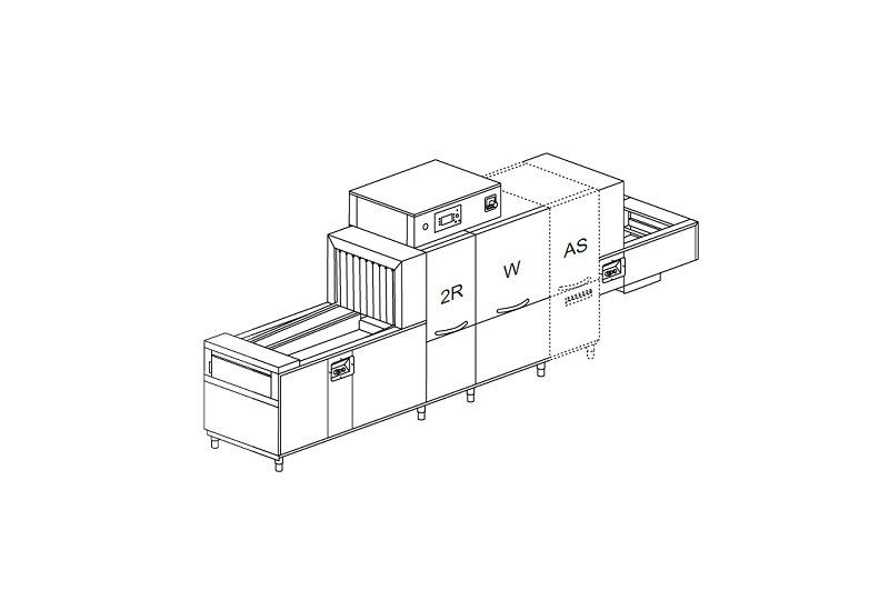МАШИНА ПОСУДОМОЕЧНАЯ DIHR QX 246 AS6 DX+DRF69+XP/3 ЧАСТИ