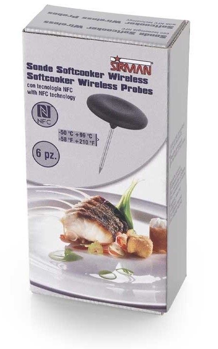 ТЕРМОЩУП SIRMAN НАБОР 6 ШТ. ДЛЯ SOFTCOOKER WI-FOOD NFC 69460000