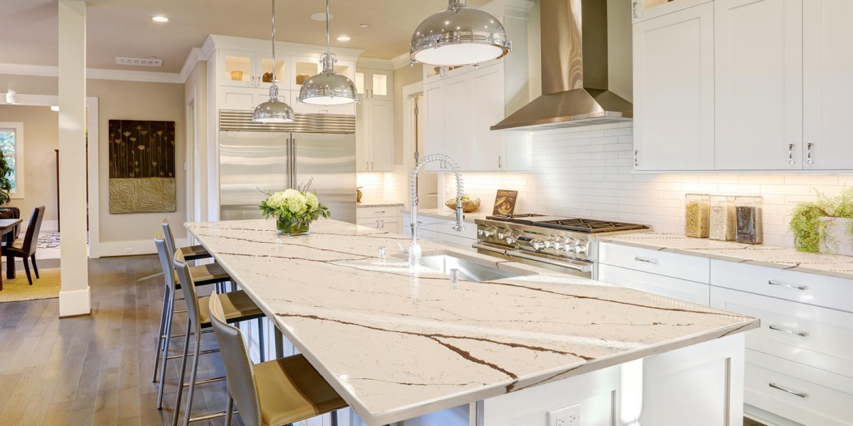 Столешница из кварцевого агломерата Sofita Beige для кухни Столешница из кварцевого агломерата Sofita Beige для кухни