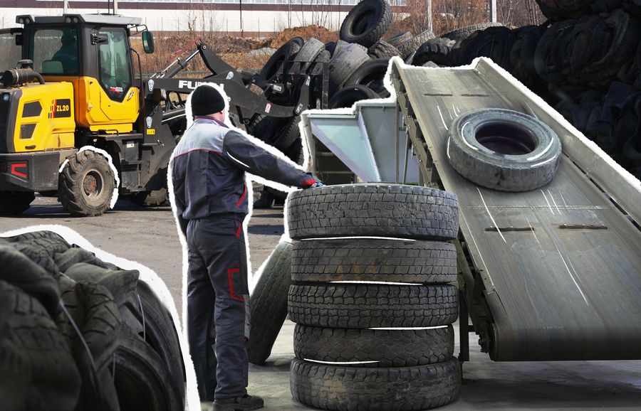 Завод по переработке шин в Приморье: что производят из ваших старых покрышек