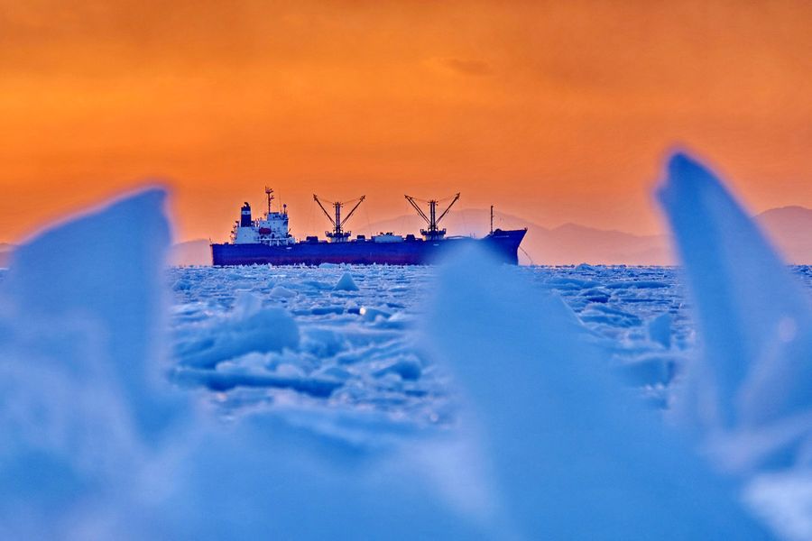 Лёд и пламень: закаты на Токаревской кошке