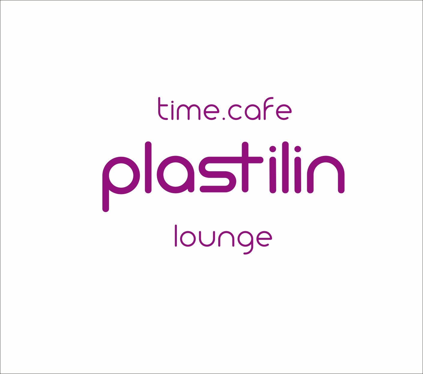 Логотип Тайм-кафе Plastilin